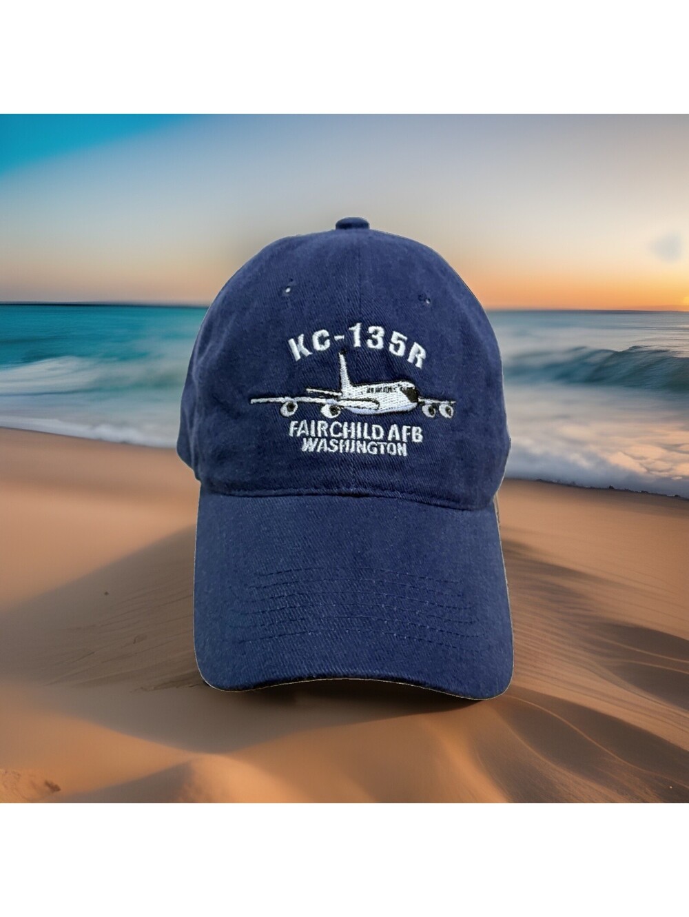 Boeing KC 135R Fairchild AFB Washington Refuel Flying Gas Station Baseball Cap